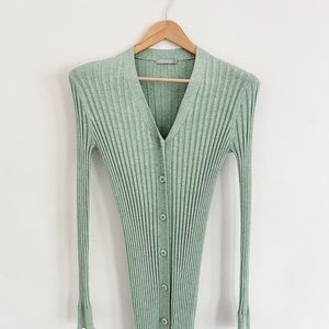 Designer dress in mint color